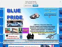 Tablet Screenshot of bluepride.org
